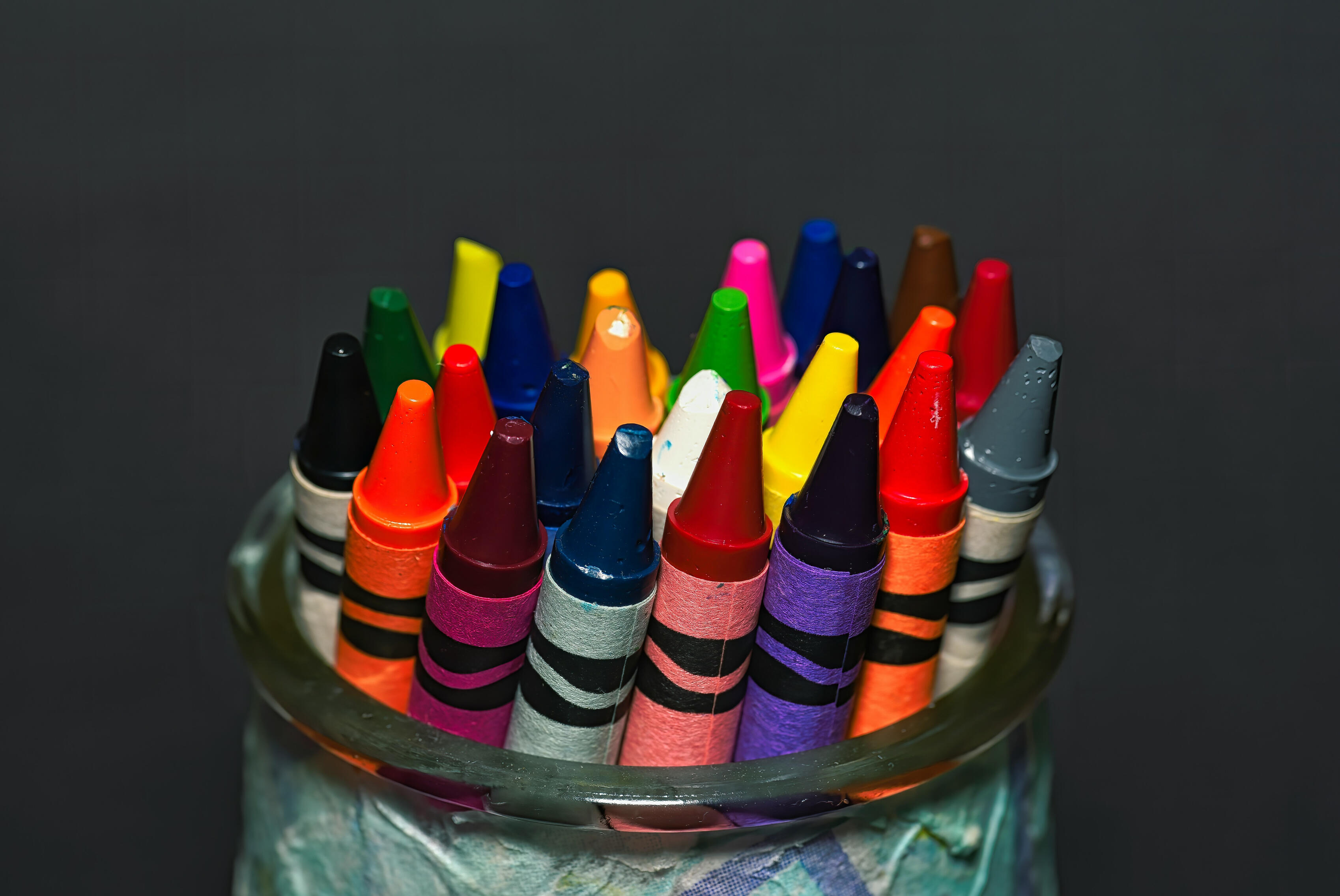 colorful crayons in a jar for kids coloring colorful crayons in a jar for kids coloring