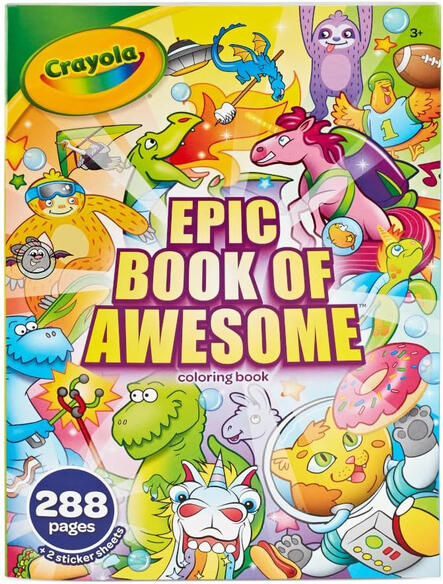 crayola epic book coloring book
