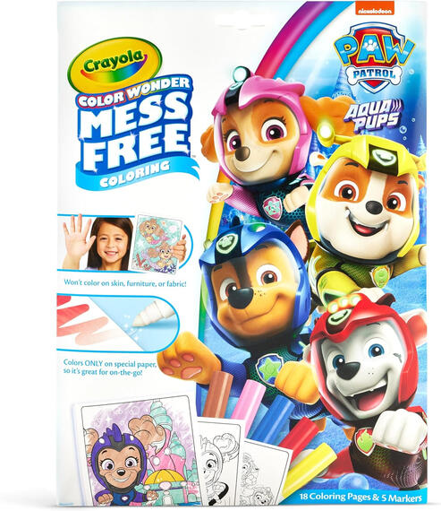 crayola paw control coloring set