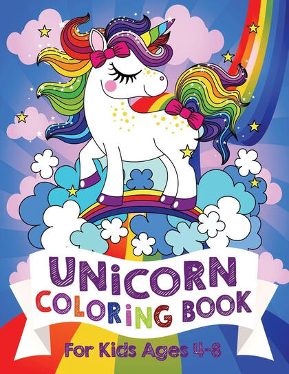 unicorn coloring book for kids