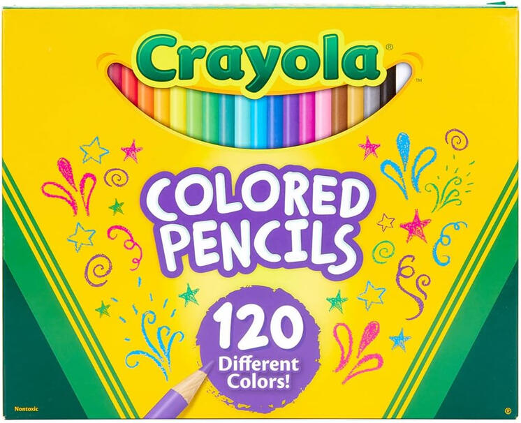 crayola colored pencils 120 count art set